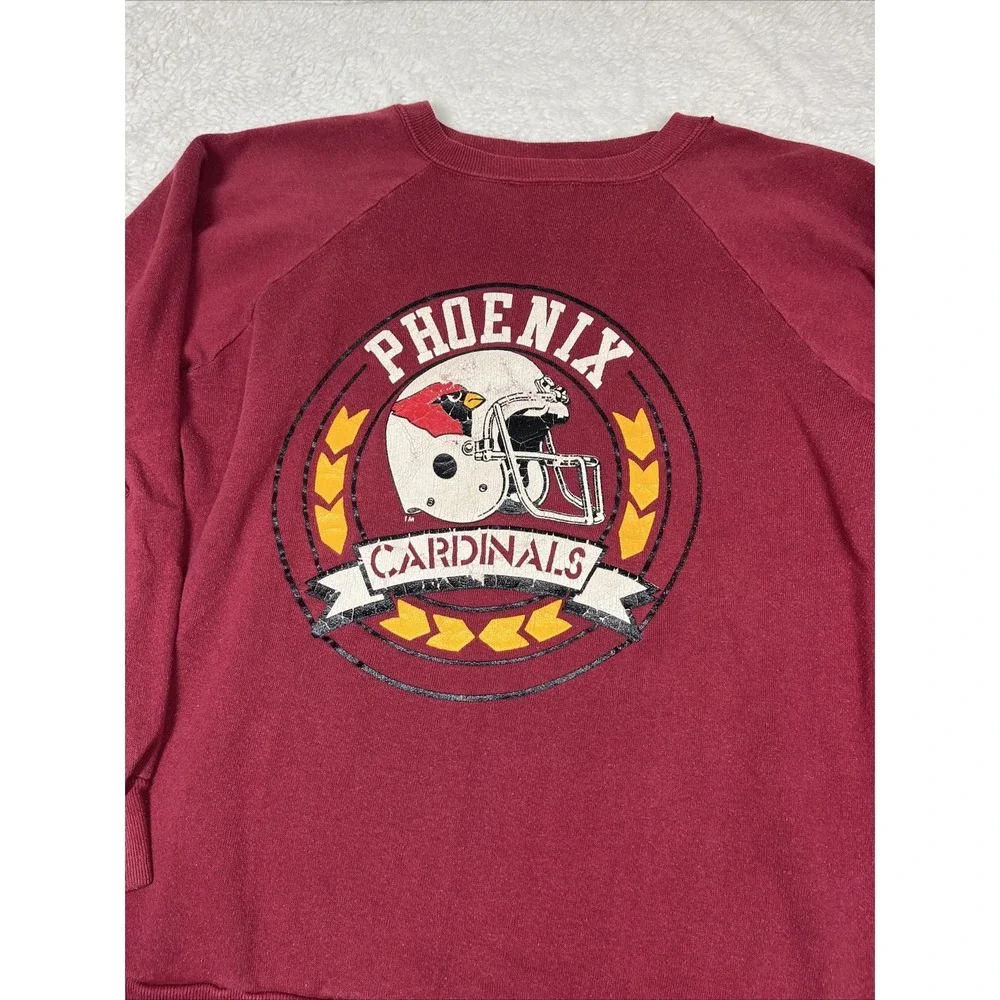 Vintage Champion NFL Sweatshirt Size XL Phoenix Cardinals Graphic Football 1980s